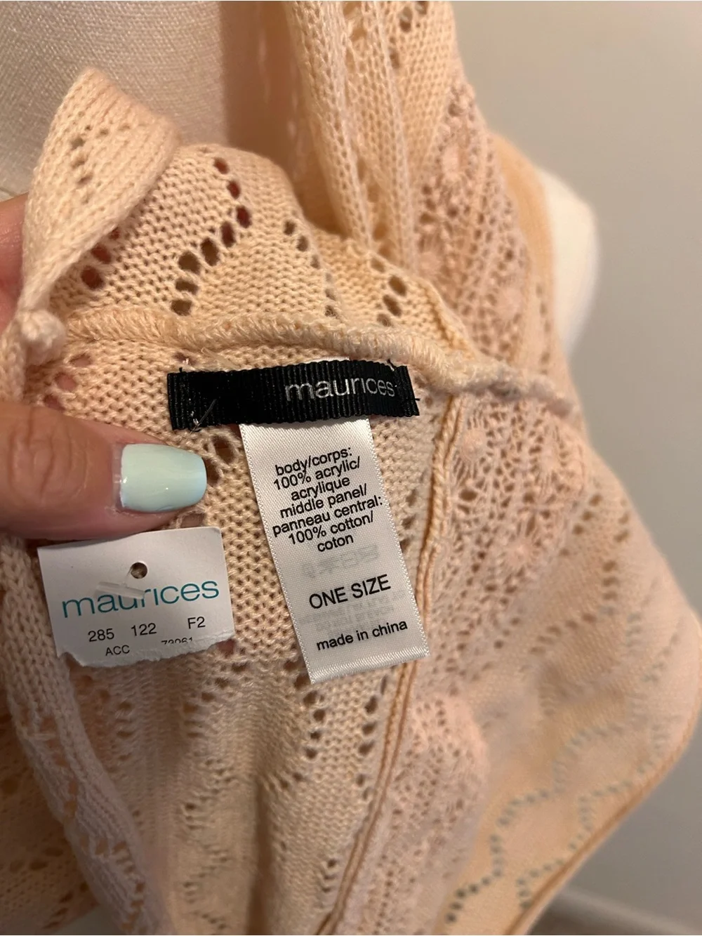 NWT!  Maurice’s infinity scarf